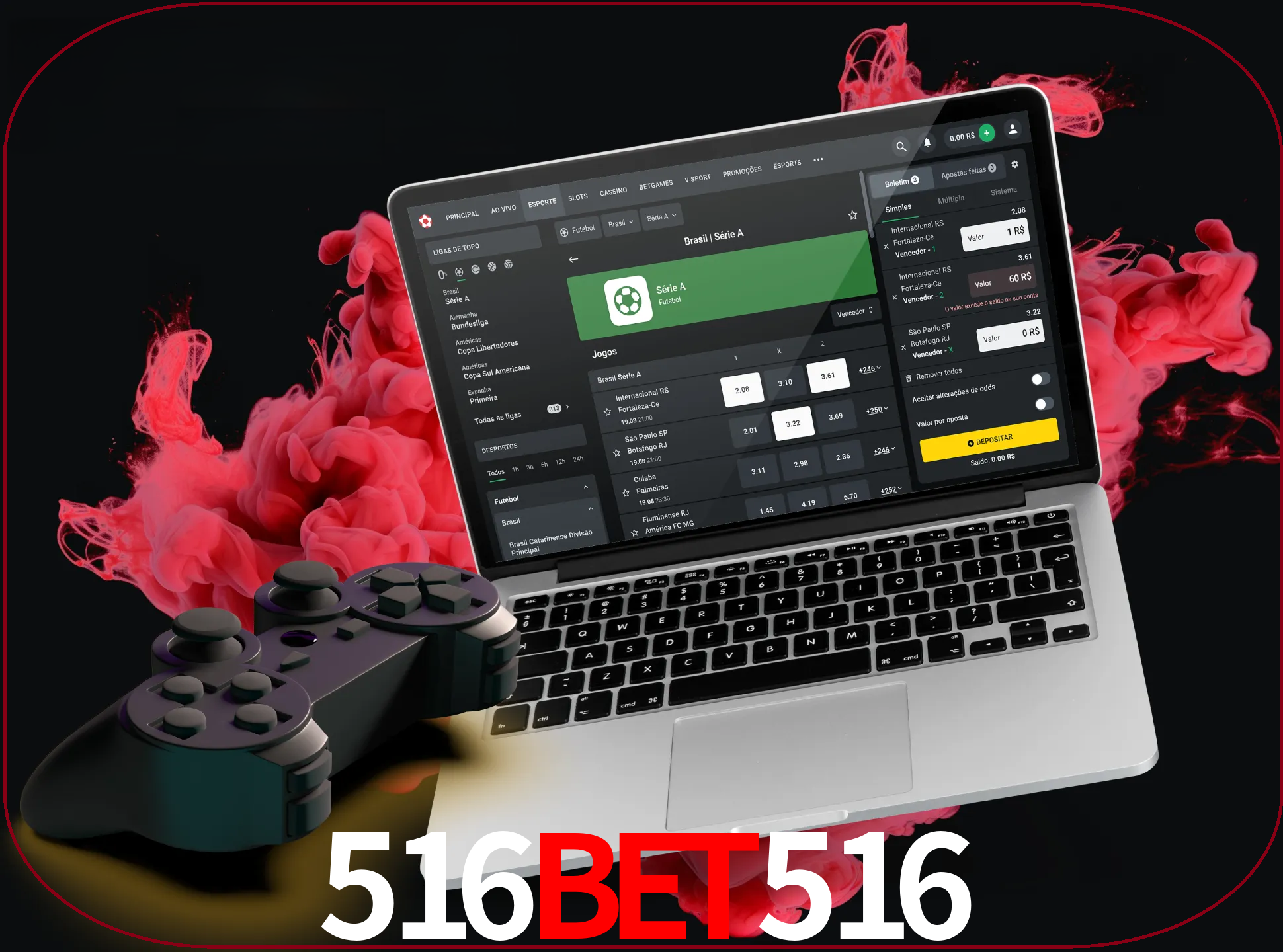 Visite a secção especial de jogos de vídeo em 516BET516 para descobrir em que jogos pode apostar e ganhar muito dinheiro.