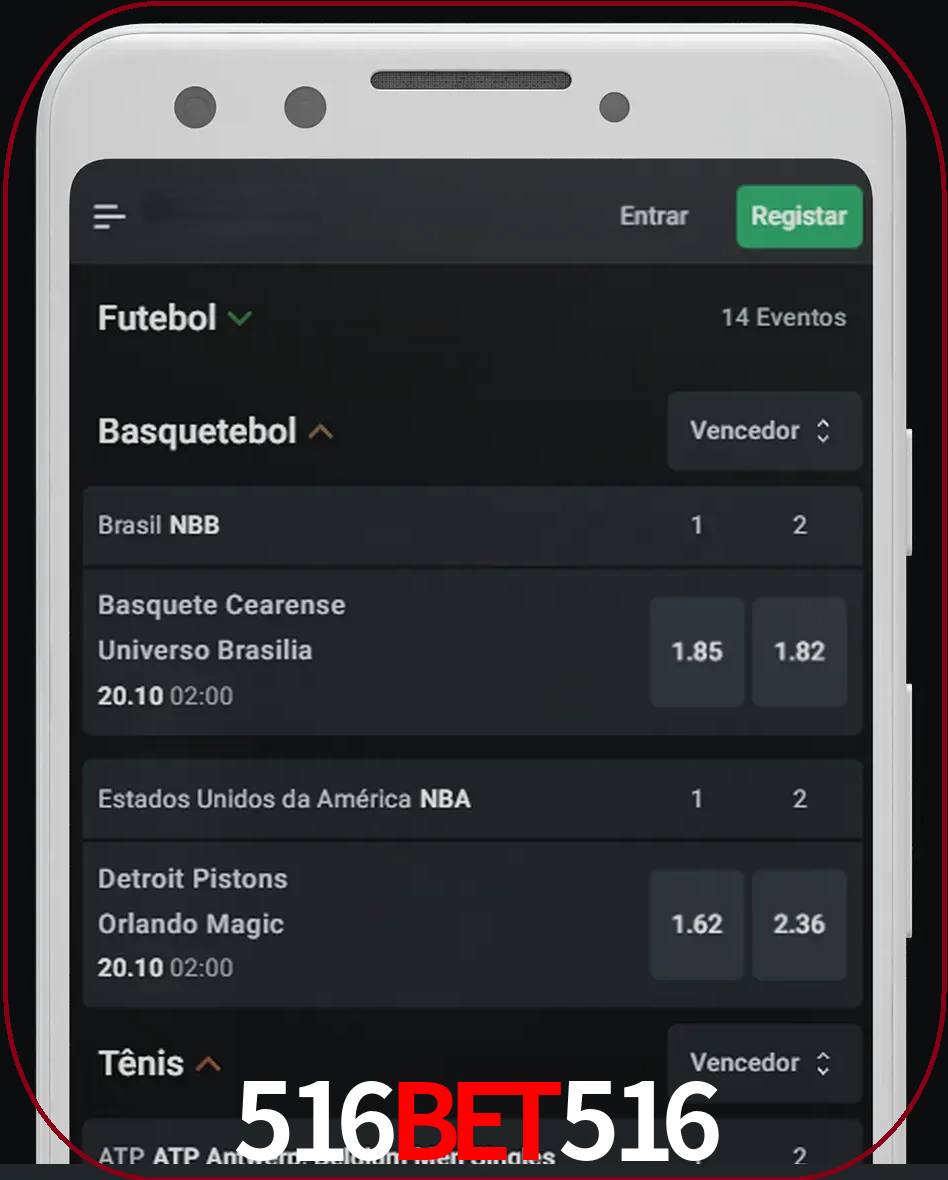 Aposte e assista aos esportes em formato ao vivo.